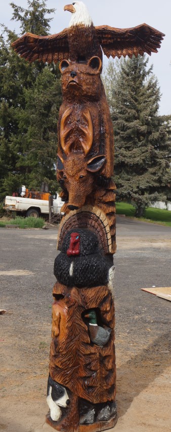 置物 Buffalo Bone Totempole 置物 Buffalo Bone Totempole 置物 Buffalo Bone Totempole